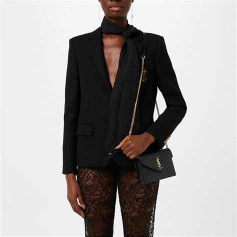 ysl classic blazer damen doppelreihe|SAINT LAURENT Blazers for Women .